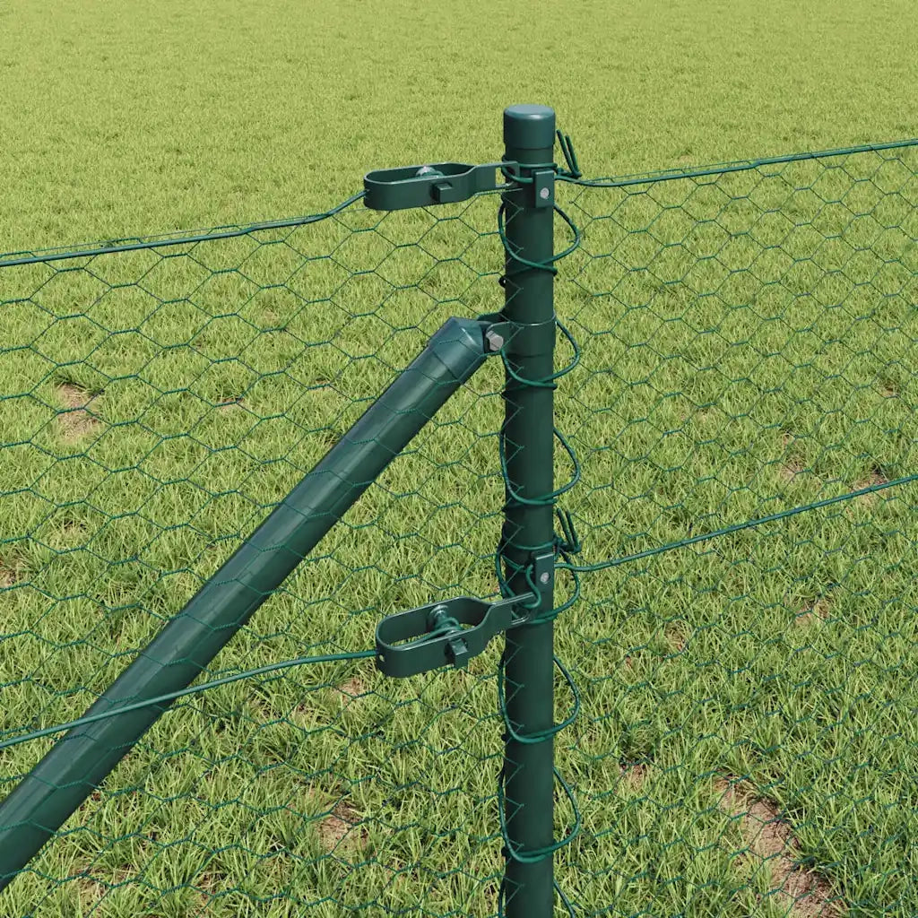 Palo della recinzione Verde 100 x 0,8 m (rete da 25 mm)