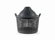 CESTO A CUPOLA IN PLASTICA PER DAMIGIANE  lt.15  forato