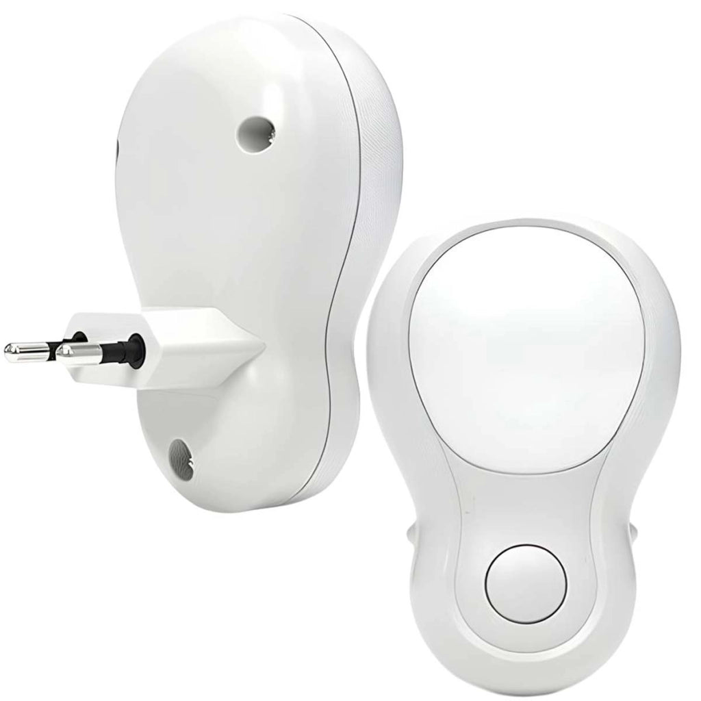 Lampada da comodino a LED da collegare con interruttore e luce soffusa Bianco Avizar