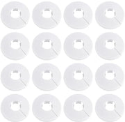 Kit di protezione per tubi radiatori 16 pezzi - Decorazione in plastica - Rosetta leggera - Diametro 20 mm - Necessità di sostituzione - Materiale di alta qualità - Protezione per tubi radiatori