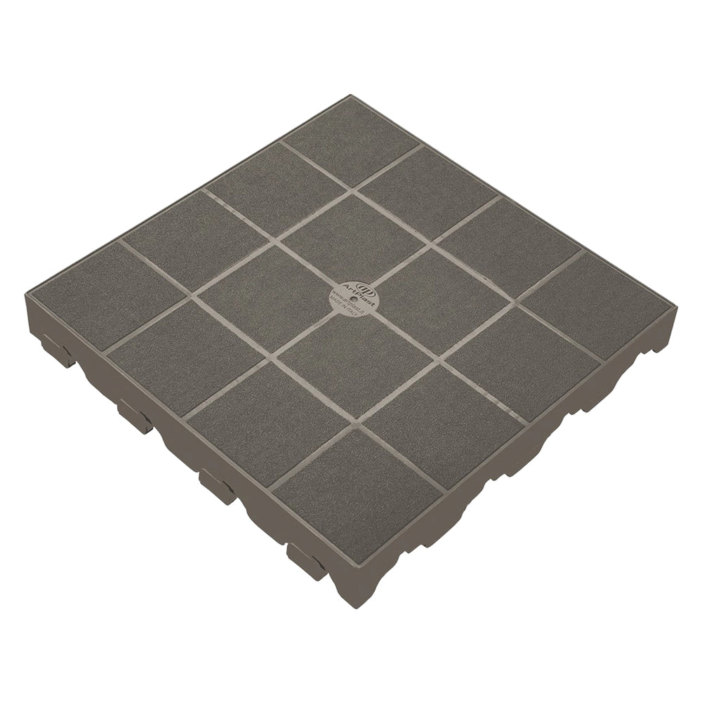 PIASTRELLA PER GIARDINO 'COMBI' cm 40 x 40 (39 x 39 netta) x h 4,8  - ARTPLAST