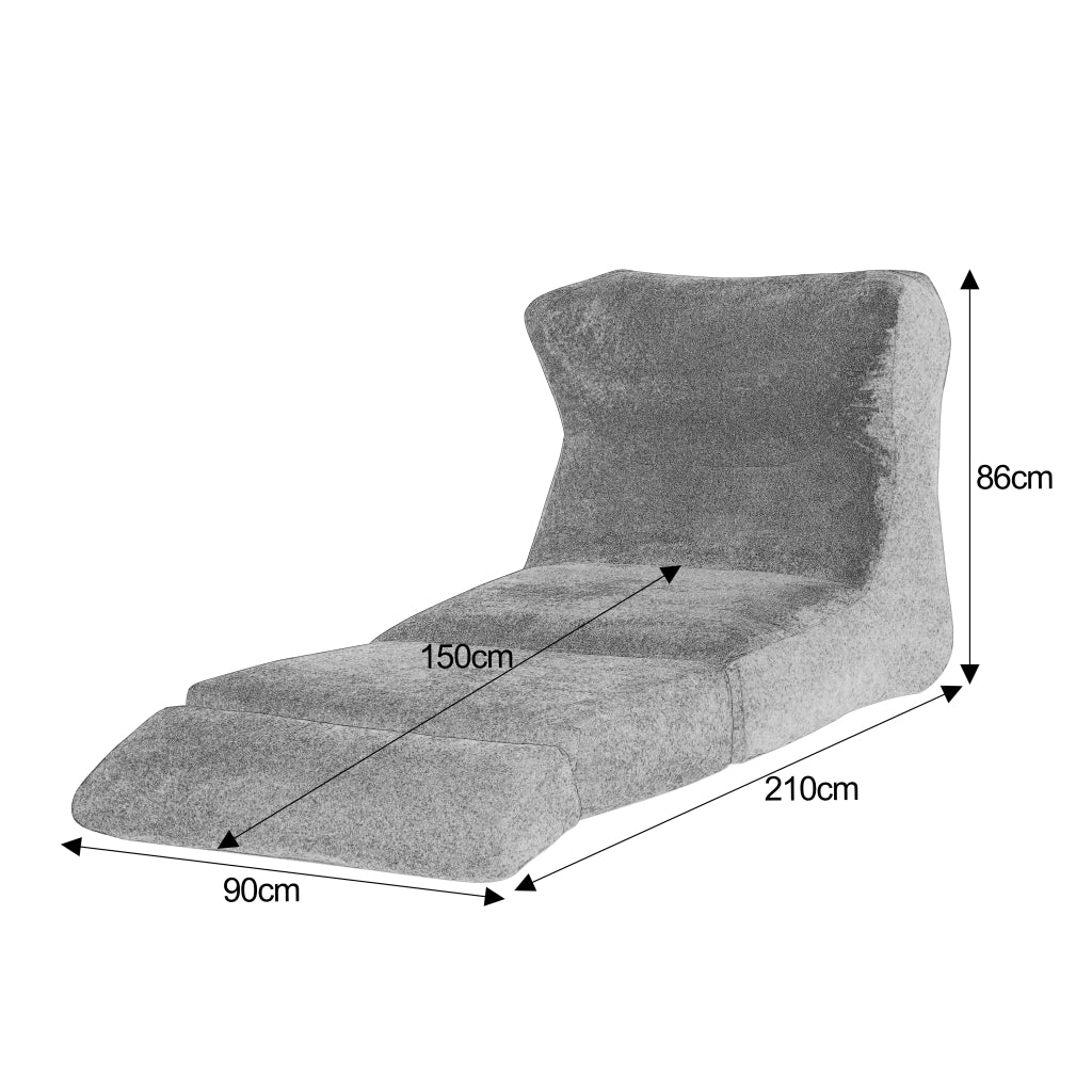Divano modulare design unico - Zephmum- Trasformabile da poltrona a chaise longue