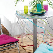 Tappeto per tavolo, PVC, bianco, 180 cm di diametro