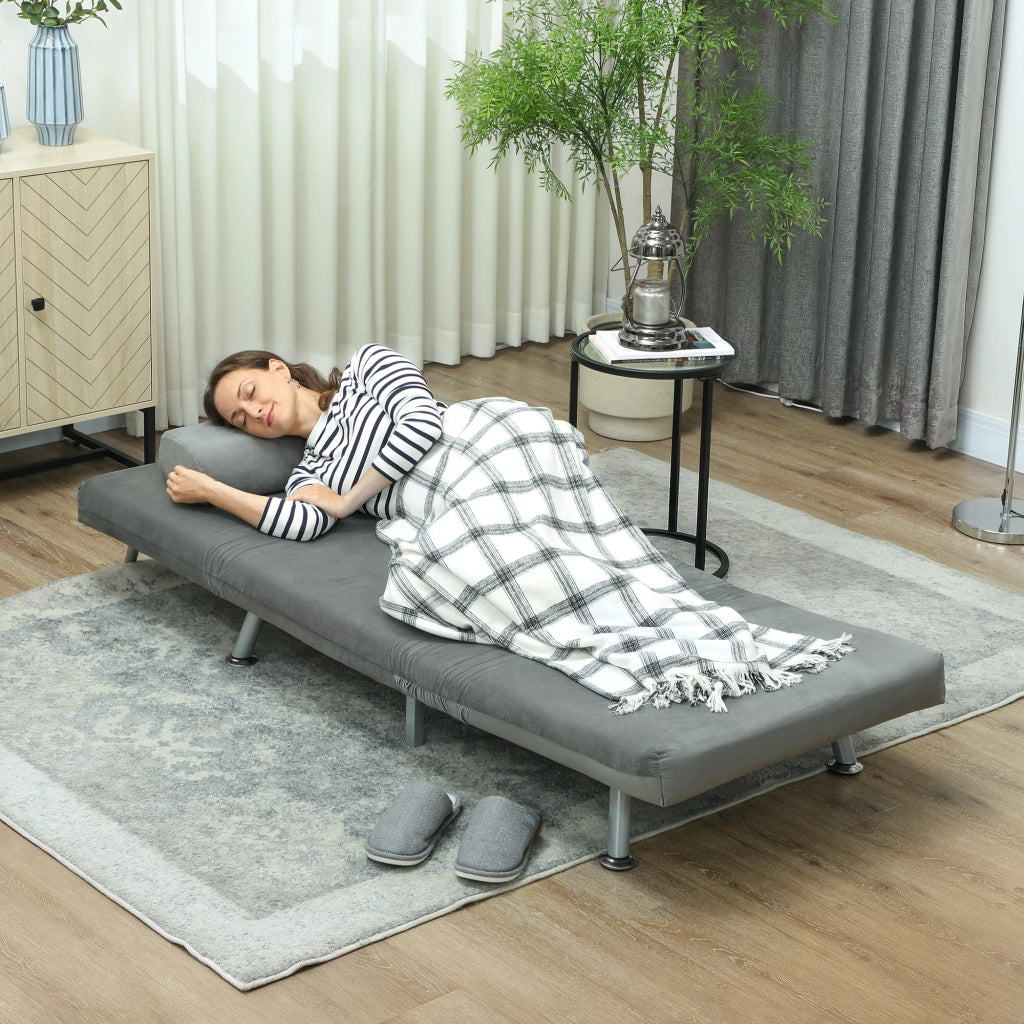 Poltrona Letto Klappbar ¨C Minimal ¨C Grigio 75x70x75 cm