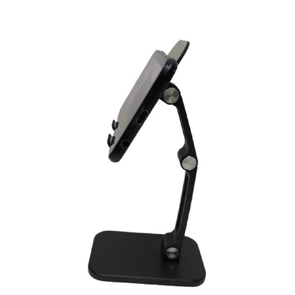 Trade Shop - Supporto Da Tavolo Per Tablet Telefono Cellulare Universale 3 Snodi Regolabile -