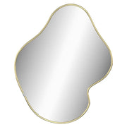 Specchio da Parete | Specchio decorativo Dorato 60x50 cm