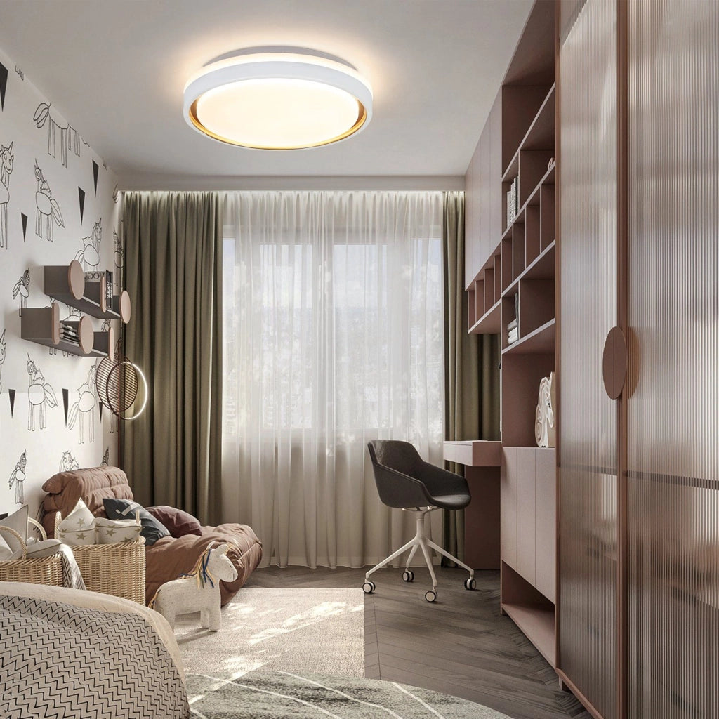 ZMH Lampada da soffitto plafoniera LED 30cm design moderno con telecomando