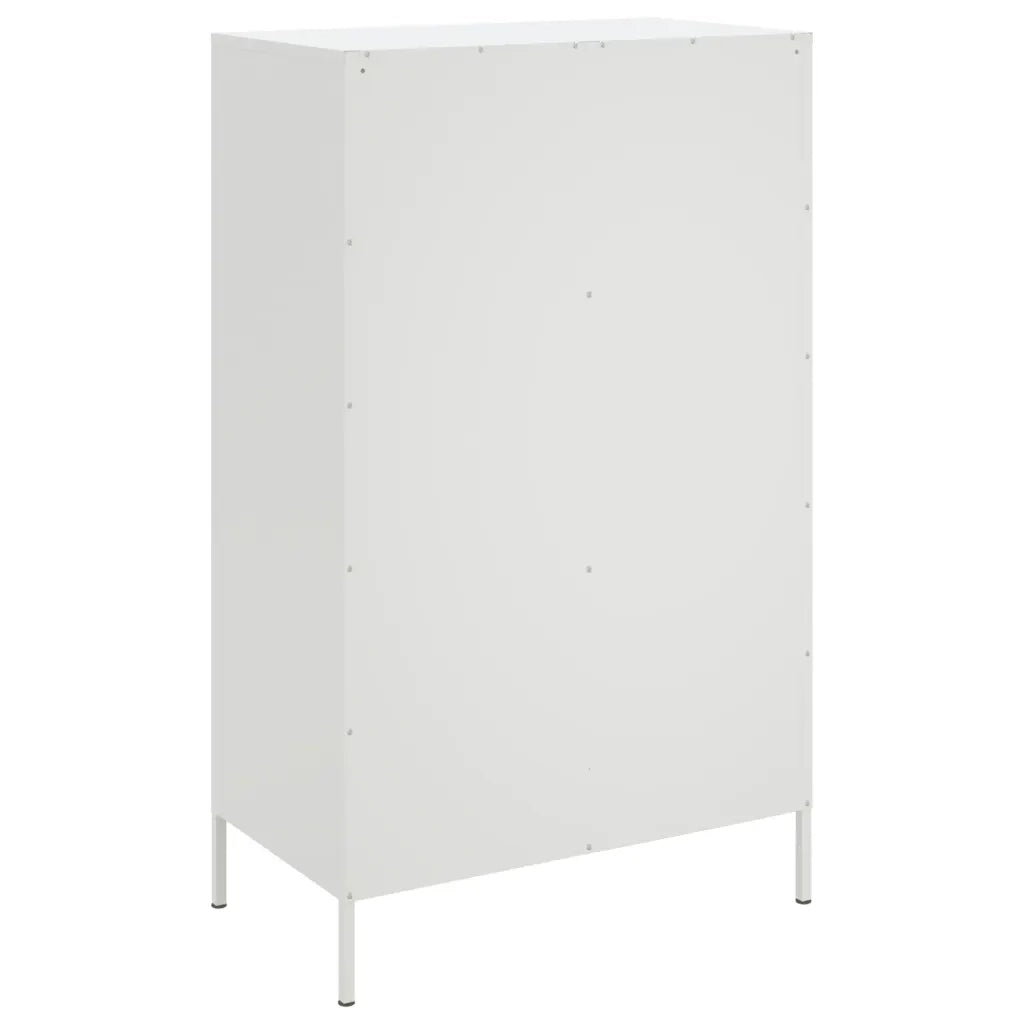Credenza | Madia | Buffet da pranzo | Armadio da pranzo Bianca 68x39x113 cm in Acciaio