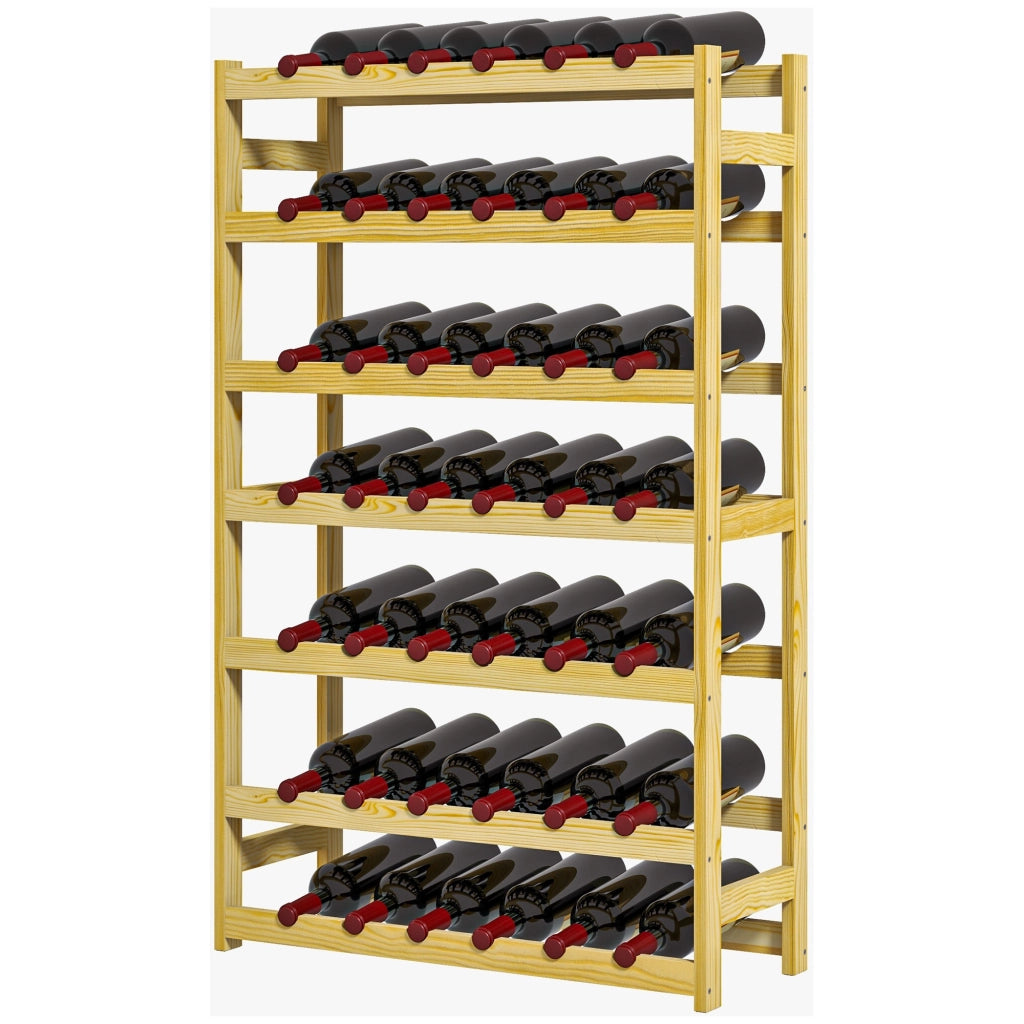 Libreria per Vino ¨C Minimal ¨C 63x25x102 cm Natural