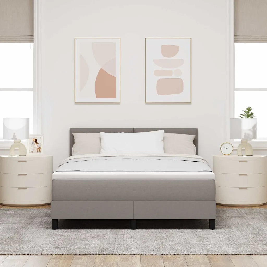 Letto a molle con materasso con led Talpa 140 x 190 cm Tessuto