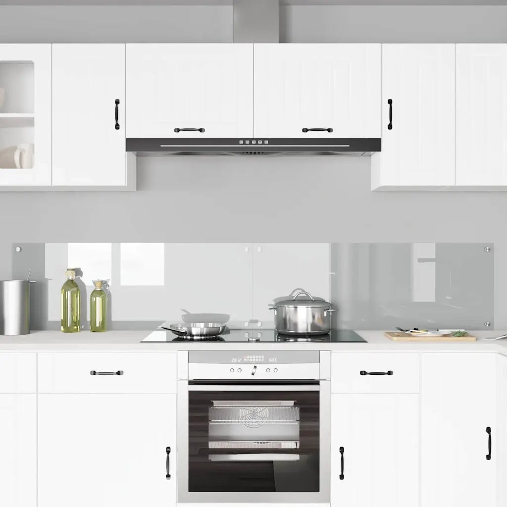 Schienale da cucina 2 pz Trasparente 110 x 40 cm CFW4221806