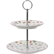 Etagere 2 ripiani con albero natalizio