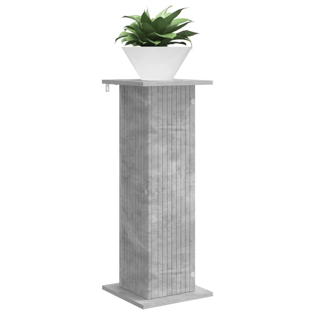 Supporto per piante Grigio Cemento 30,5 x 30 x 80,5 cm 899768