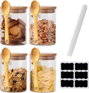 Set di Jars per Overnight Oats - Bicchieri per Muesli - Set di Jars in Mason - Set di Jars per Avena - Set per Colazione