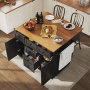 Isola cucina premium - Xylo - mobile con ruote nero