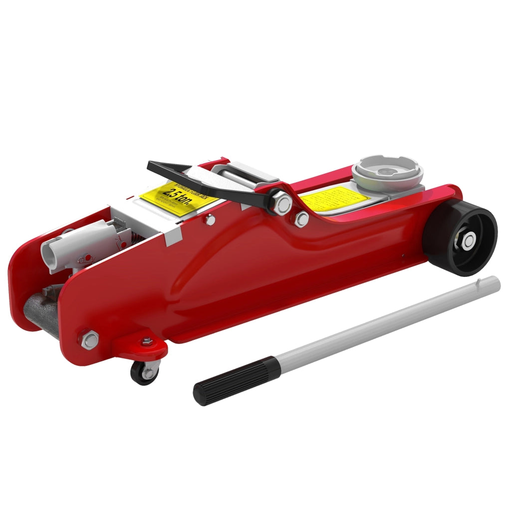 Martinetto idraulico ¨C Minimal ¨C Rosso, acciaio, 8-38 cm, 2,5 t