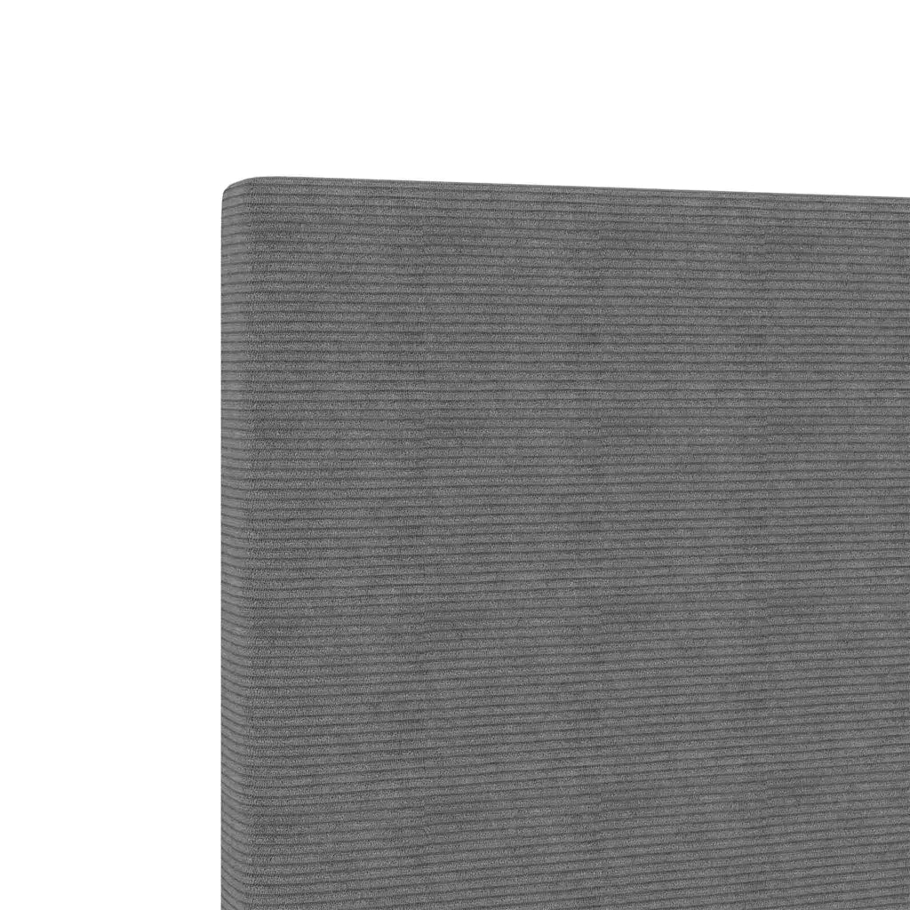 Testiera Grigio chiaro 180 cm Tessuto in Cords 42007061