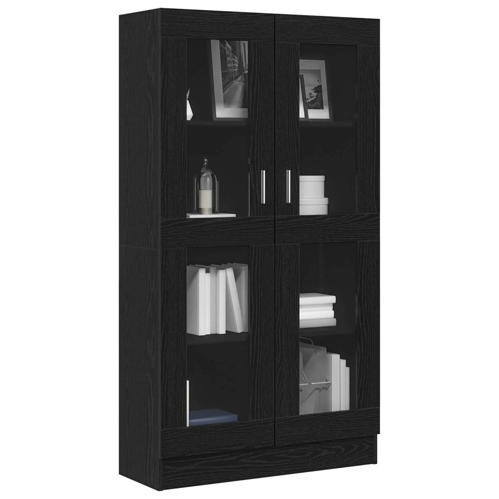 Armadio per Libri Rovere Nero 82,5 x 30,5 x 150 cm 3329276