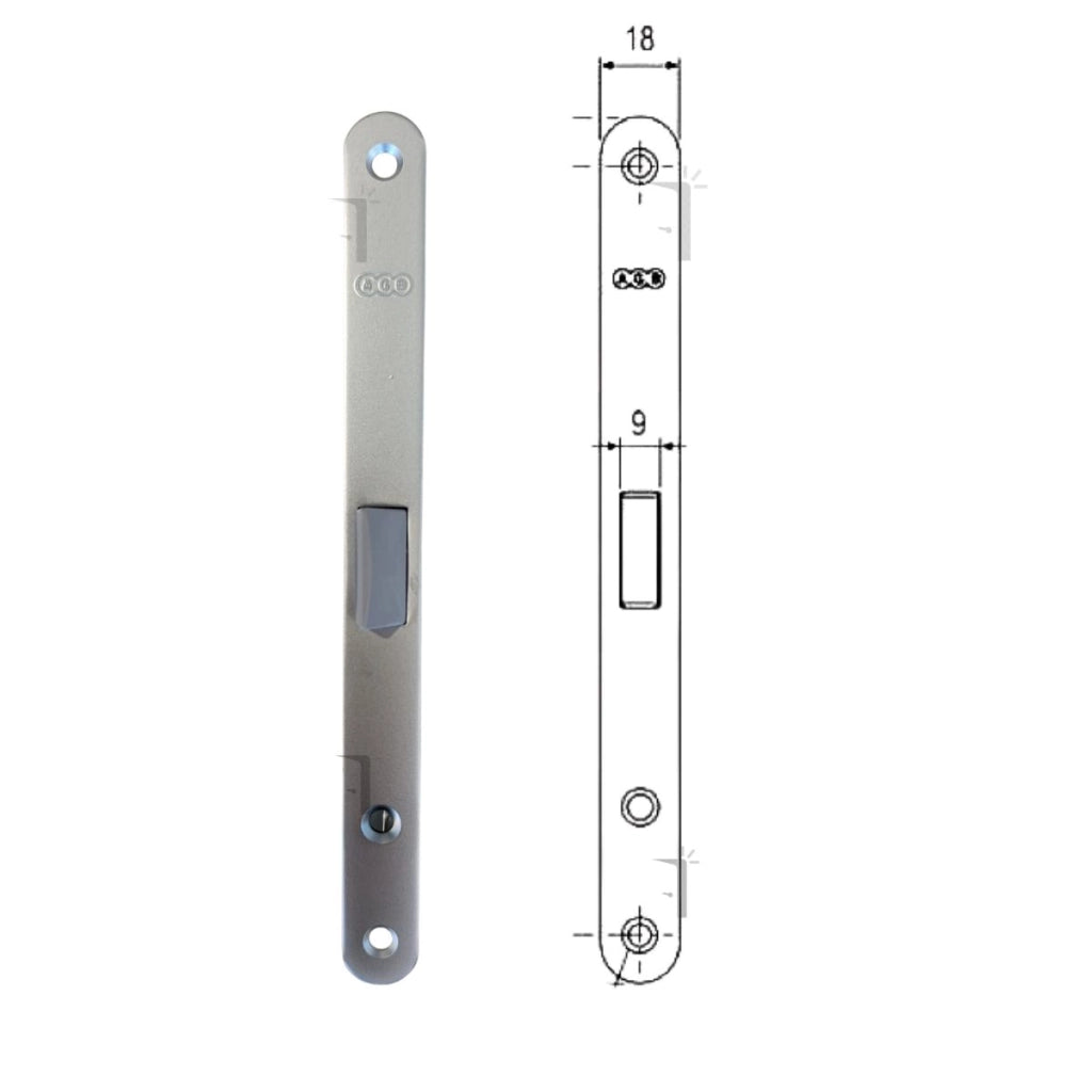 Serratura mediana AGB Evolution per porte interne foro Yale