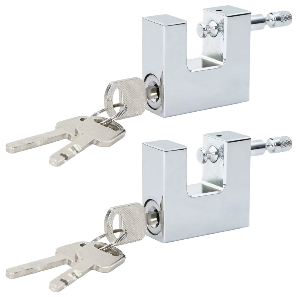 Lucchetto 2 pcs Argento Acciaio 42020729