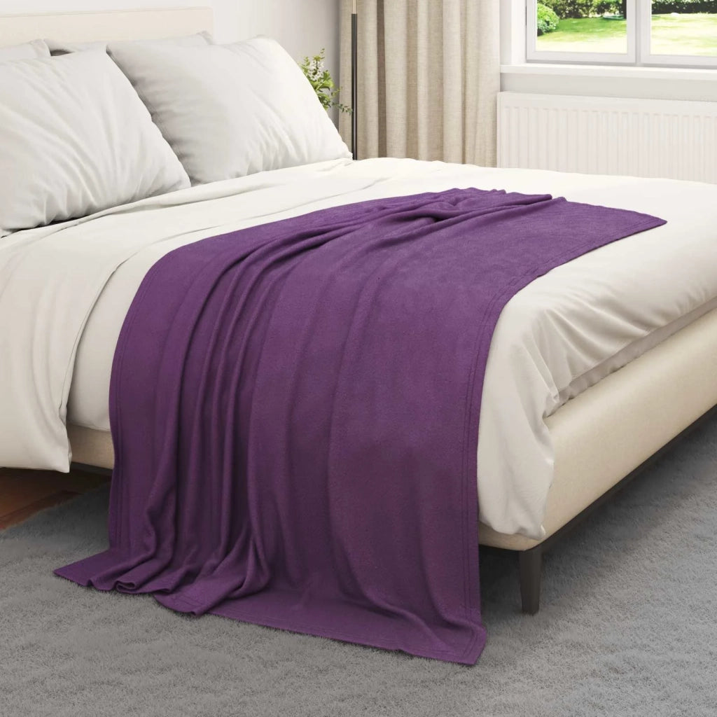 Coperta Viola 170 x 130 cm Panno 42017037