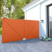 Tenda Laterale per Terrazza Pieghevole Terracotta 400x200 cm 44574