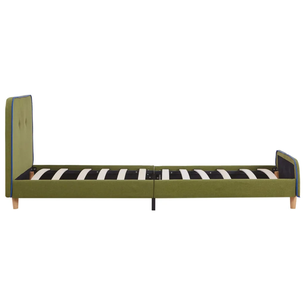 Giroletto senza Materasso Verde in Tessuto 90x200 cm 280931