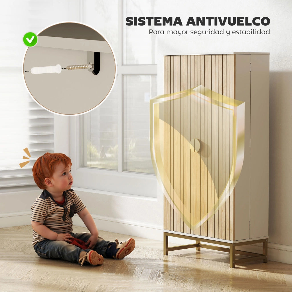 Armadio Cucina con Ante e Ripiani Aggiustabili ¨C zephmum ¨C Bianco