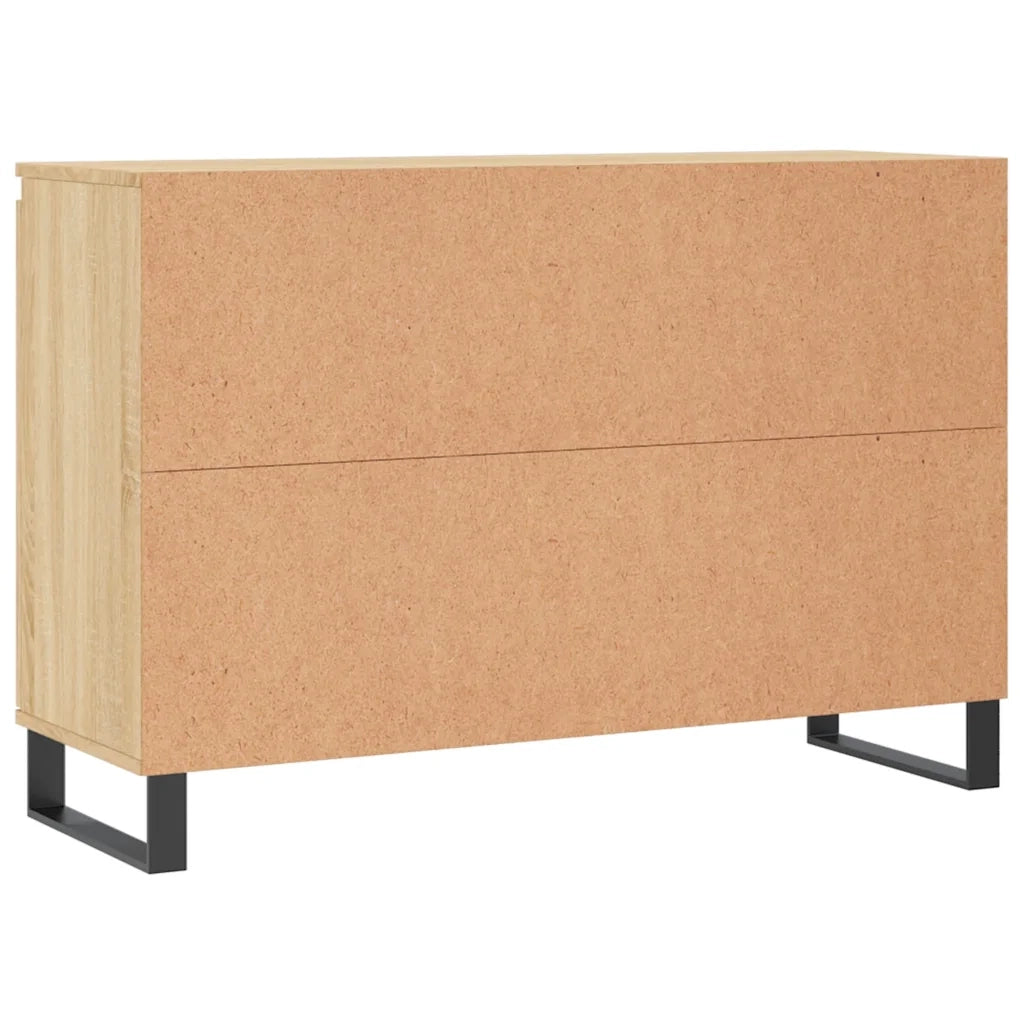 Credenza Rovere Sonoma 101,5x35x70 cm in Legno Multistrato 827215