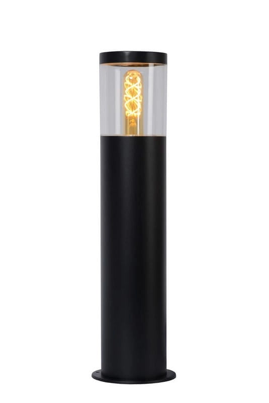 Lampada esterno a stelo Lucide Fedor E27 40W nera IP44