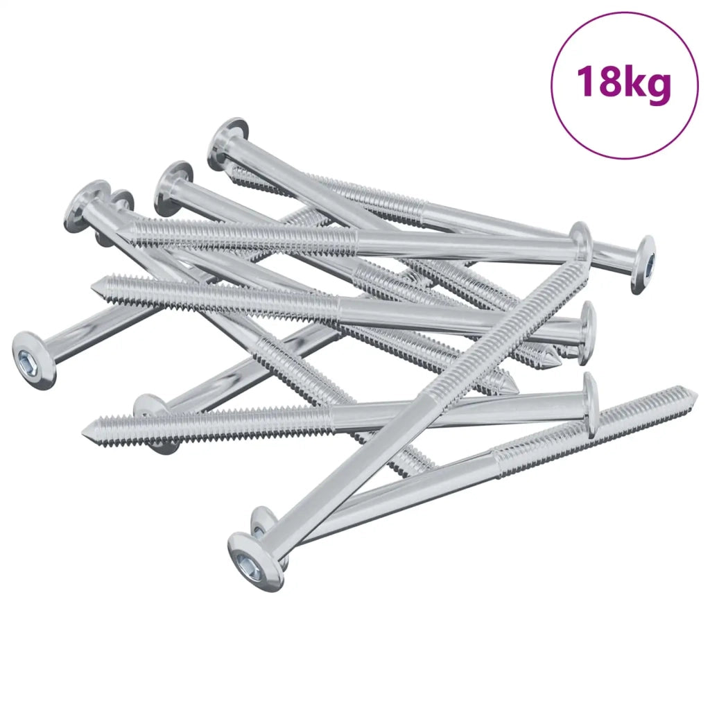 Vite 1200 pcs Argento M6 x 85 mm Acciaio