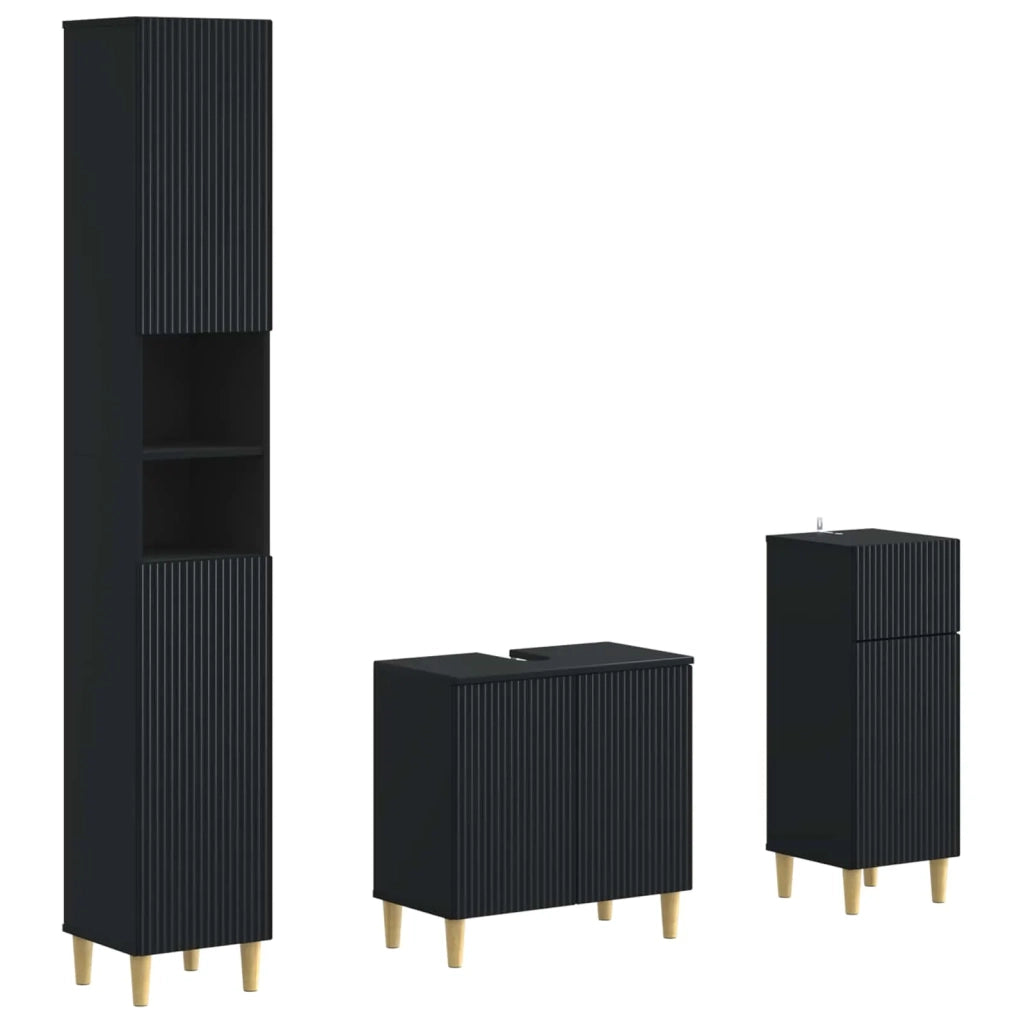 Set di armadietti da bagno in 3 pezzi ARNHEM 3417847