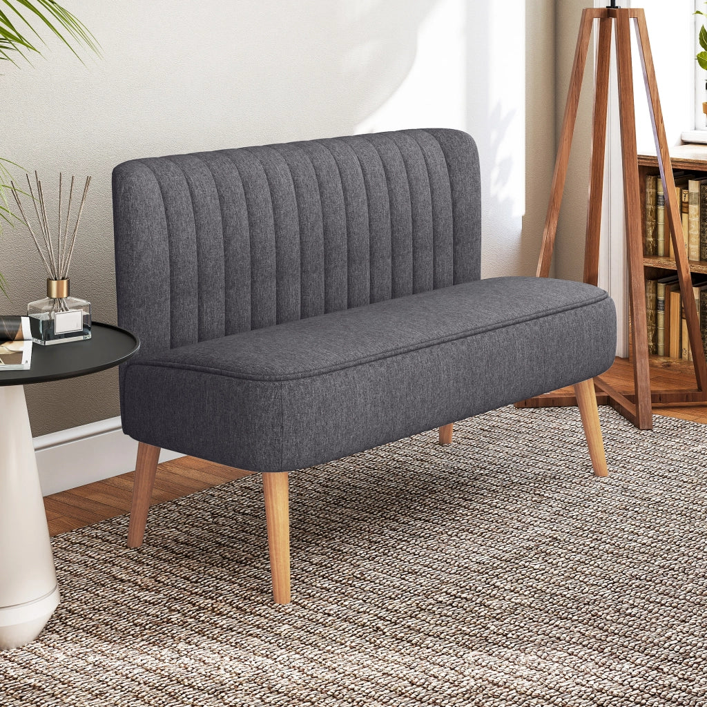 Divano 2 posti ¨C Minimal ¨C grigio scuro 117x56.5x77 cm