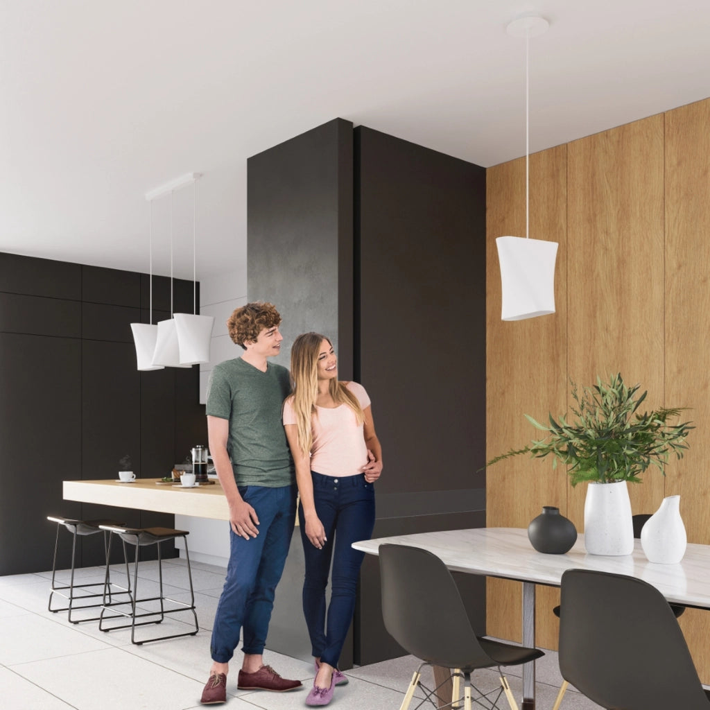 Lampadario BLUM 3 bianco