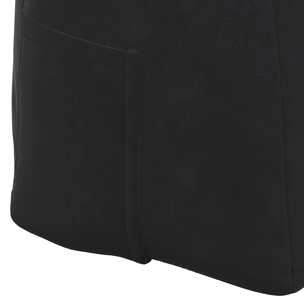 Cuscino per Schiena Nero 100 x 24 x 50 cm Velluto 42014464
