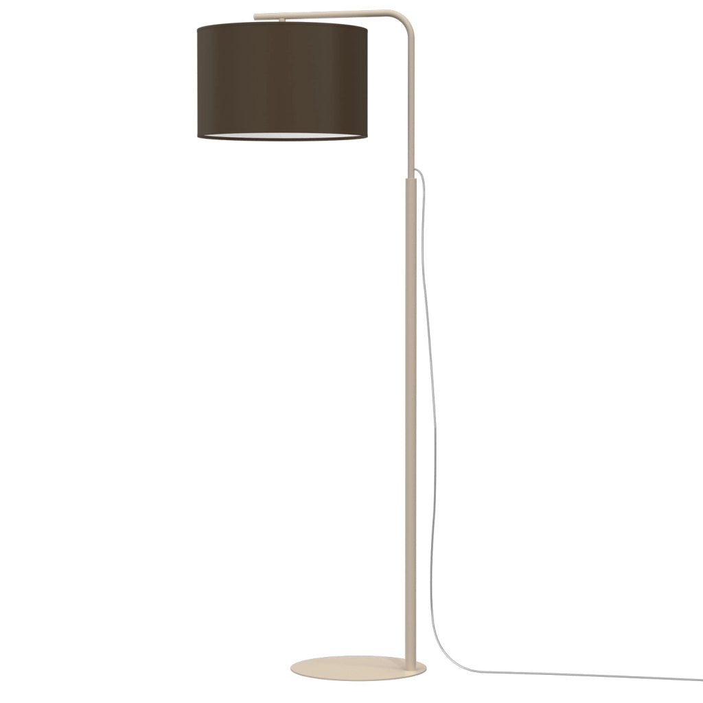 Lampada da terra Arden 1 luce beige marrone Luminex