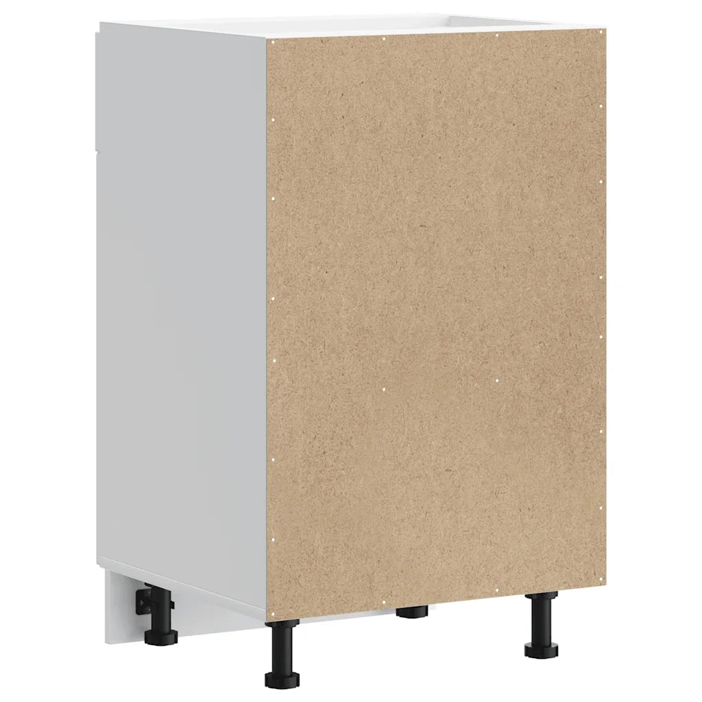 Base da Cucina Kalmar Bianco in Legno Multistrato 853477