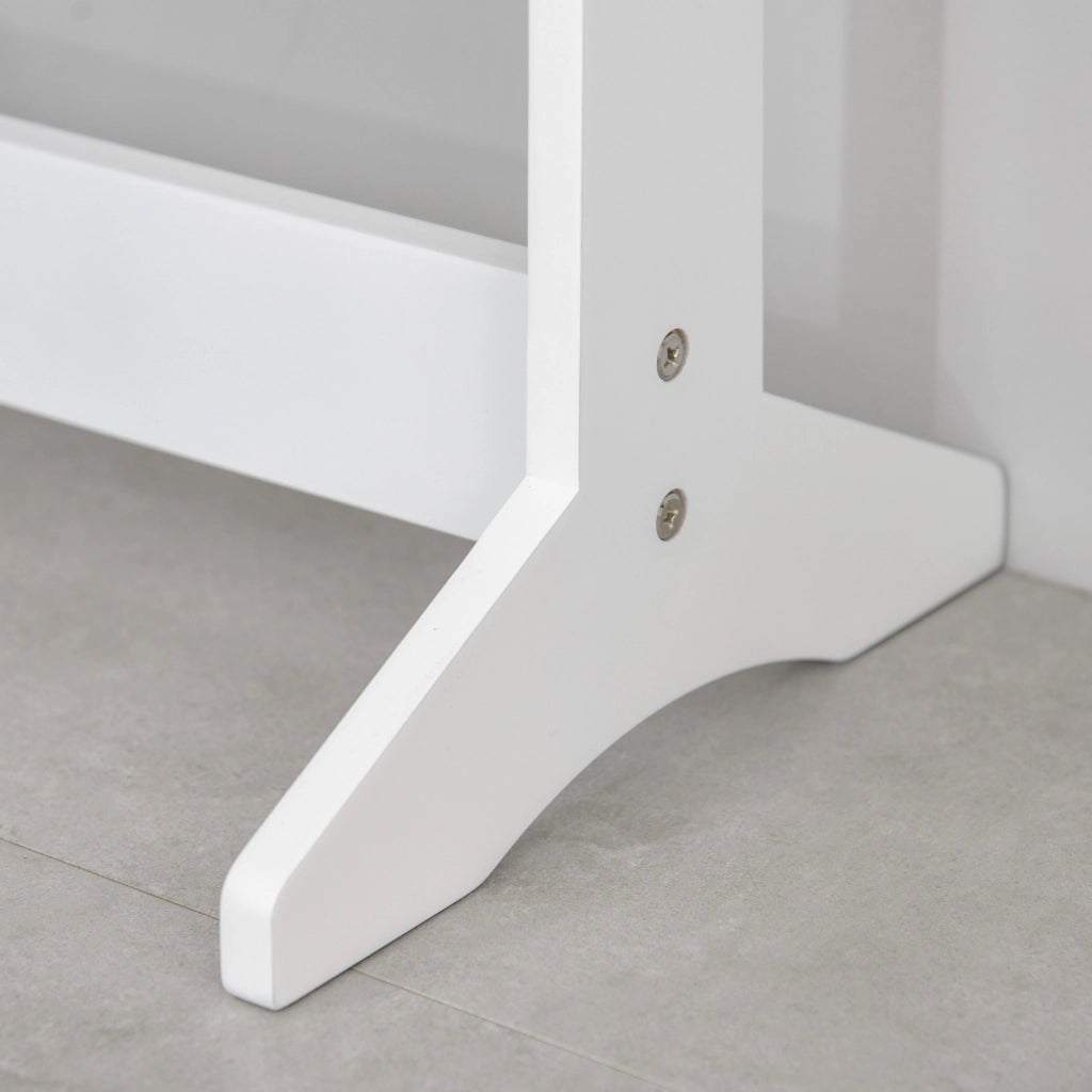 Armadio con Specchio e Luci LED ¨C Minimal ¨C Bianco 36x30x136 cm