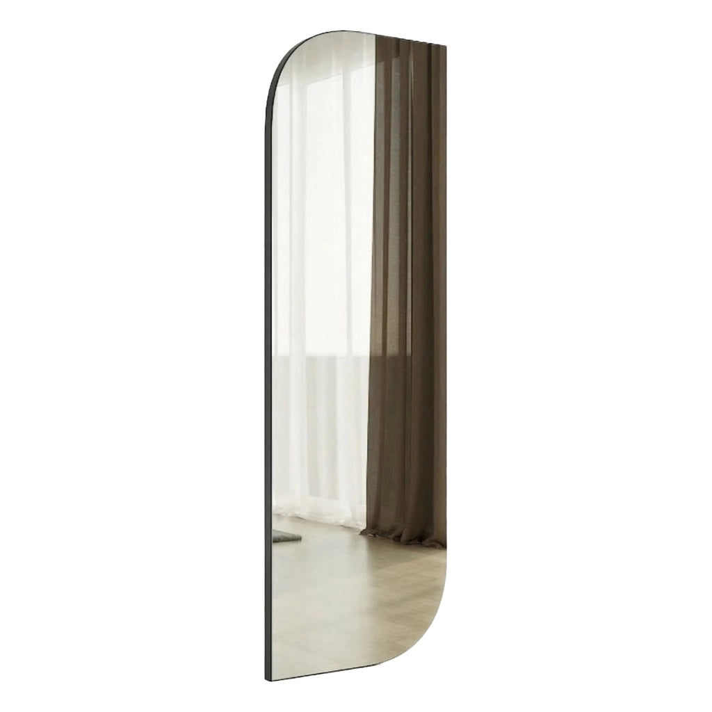 Librizzi, Specchio Forma Rettangolare, 40x120h cm Nero