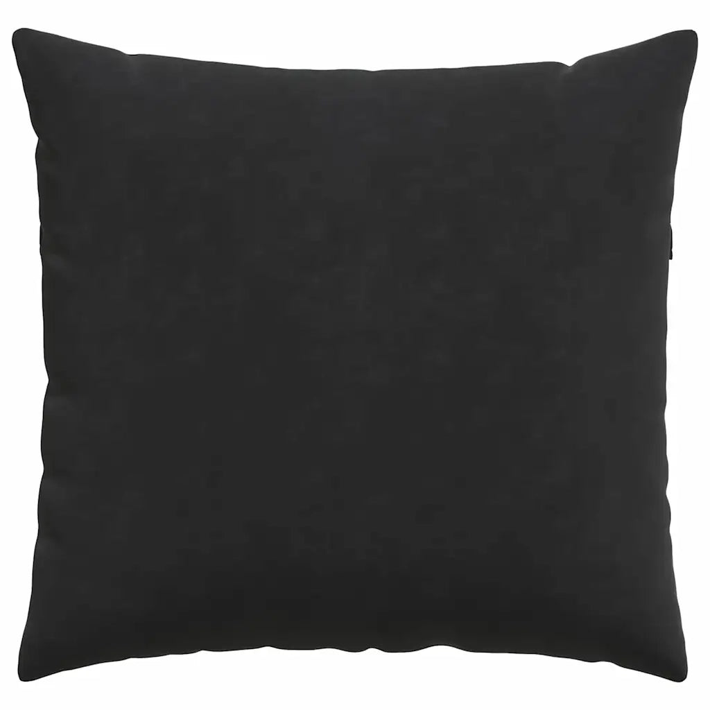 Cuscini da Divano 2 pz-Set di 2 Cuscini per Sofa Nero 45 x 45 cm Tessuto in Cords