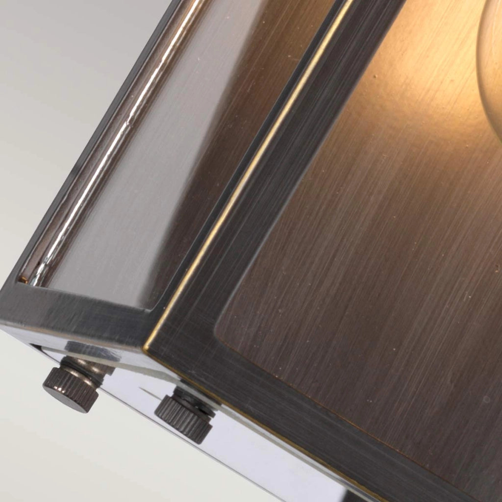 Applique esterna retro Glenview E27 60W bronzo Feiss