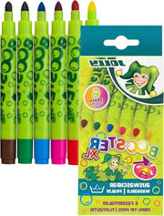 Set di matite a pastello sicure per bambini, 6 pezzi, lavabili e ricaricabili