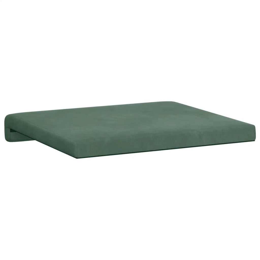 Cuscino per panchina 2 pcs Velluto Verde Mare Profondità 35 cm 42043032