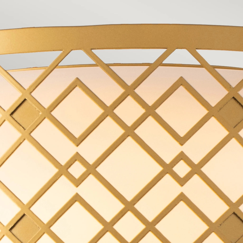 Plafoniera rotonda Ziggy Elstead 40,6 cm 2xE27 oro