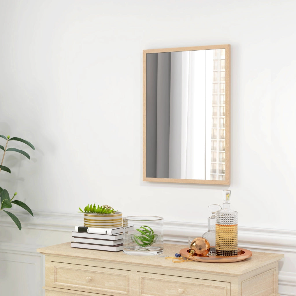 Specchio da parete 50x70 cm ¨C Xylo ¨C Cornice effetto legno