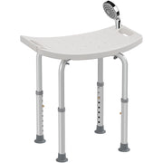 Sgabello Doccia Ergonomico Regolabile Altezza ¨C Minimal ¨C Bianco