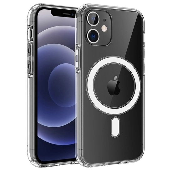 Hoesa trasparente con magnetico circolare adatto per iPhone 12 / 12 Pro