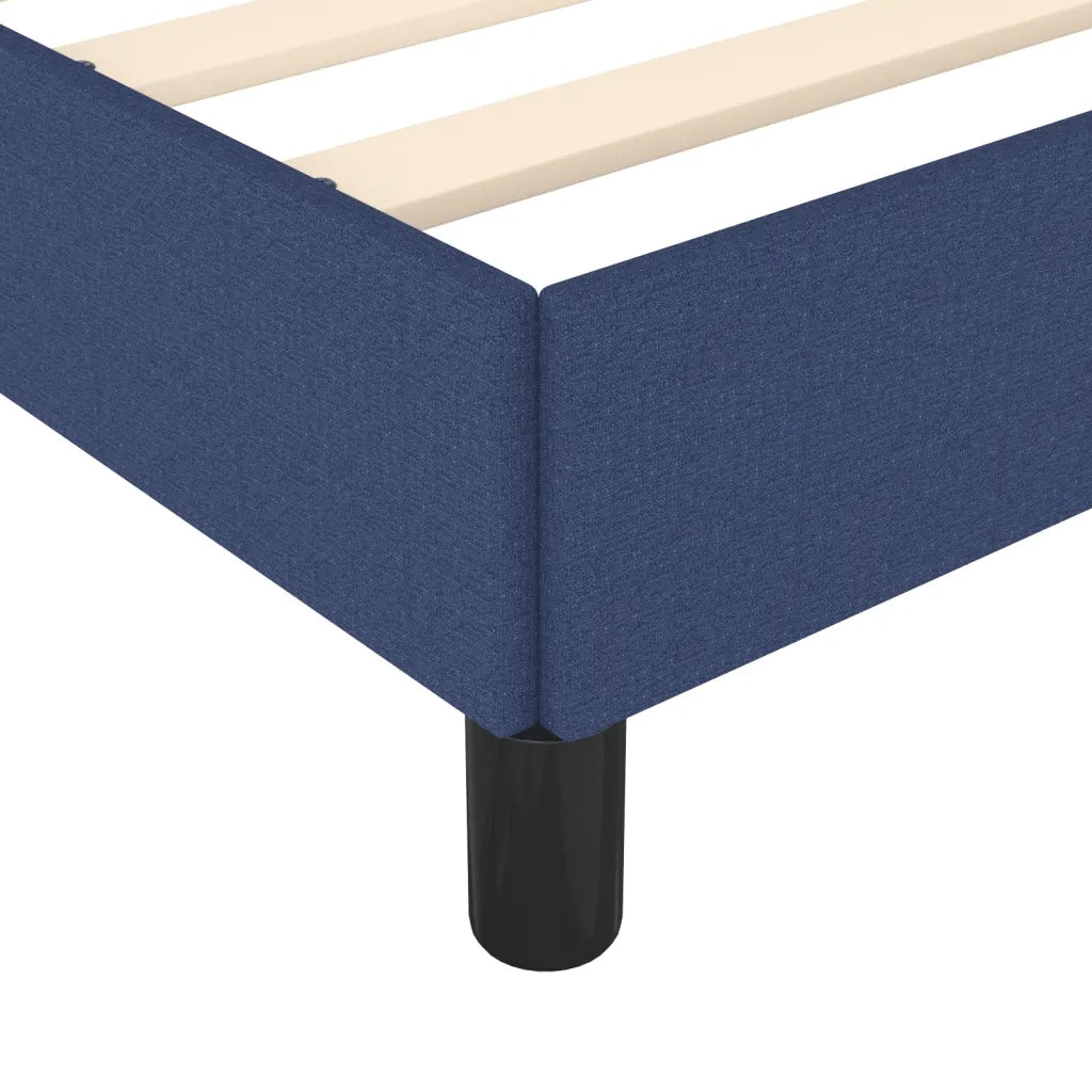 Giroletto senza Materasso Blu 90x190 cm in Tessuto 347032