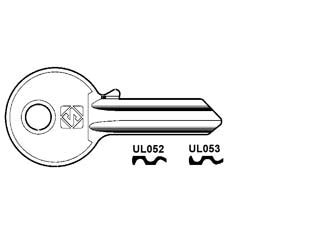 CHIAVI PER CILINDRI UNIVERSAL 4 SPINE GRANDI- - UL053 SX - 100 pezzi SILCA