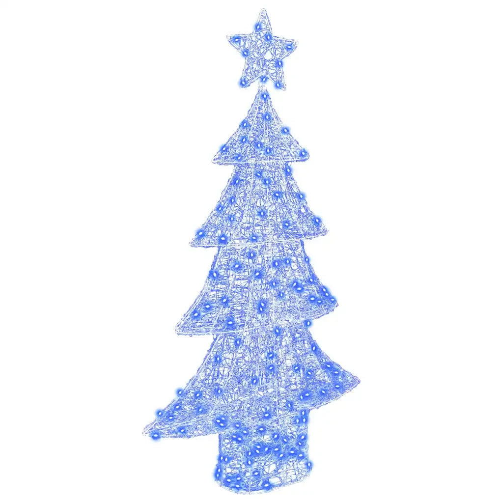 Albero di Natale con 160 LED Blu 150 cm Acrilico 42018979